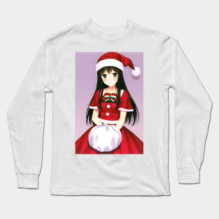 Santa Girl Long Sleeve T-Shirt